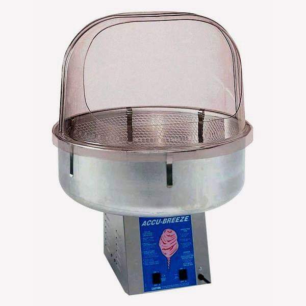 Industrial cotton candy machine rental with bubble hood